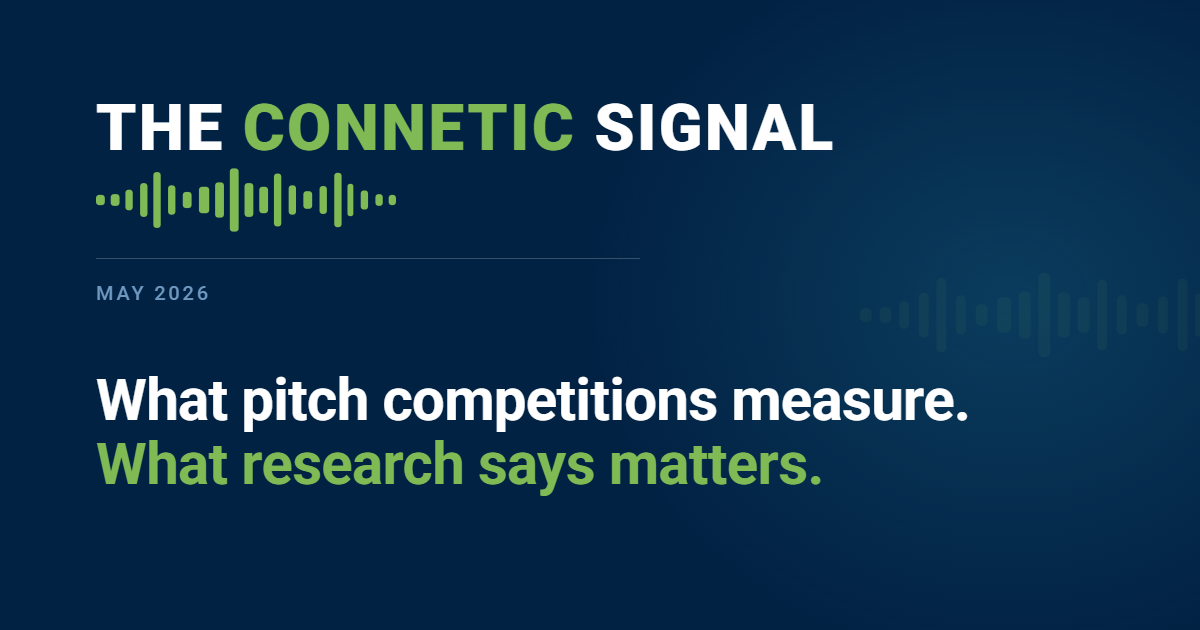 The Connetic Signal — May 2026