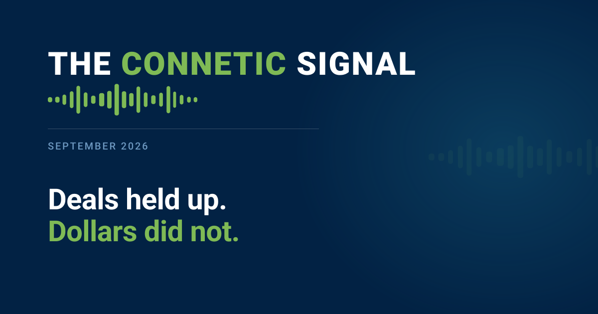 The Connetic Signal — September 2026